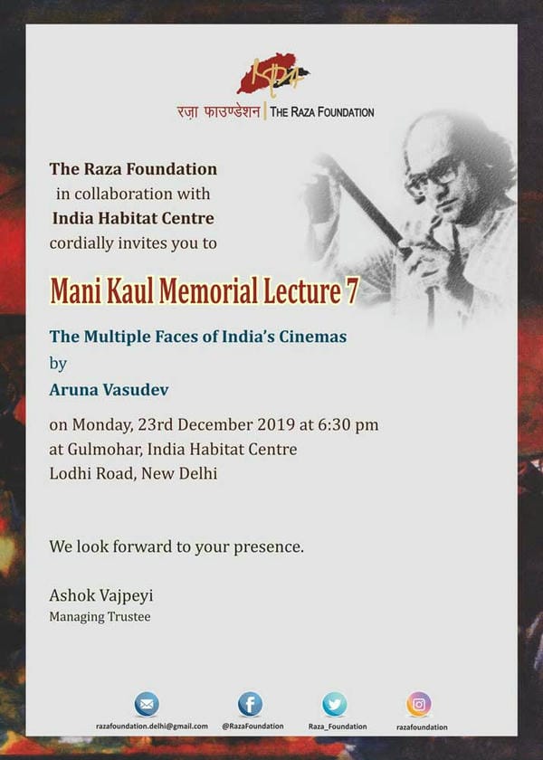 Mani Kaul Memorial Lecture 07