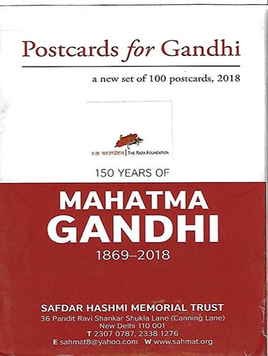 150 POSTCARDS FOR GANDHI